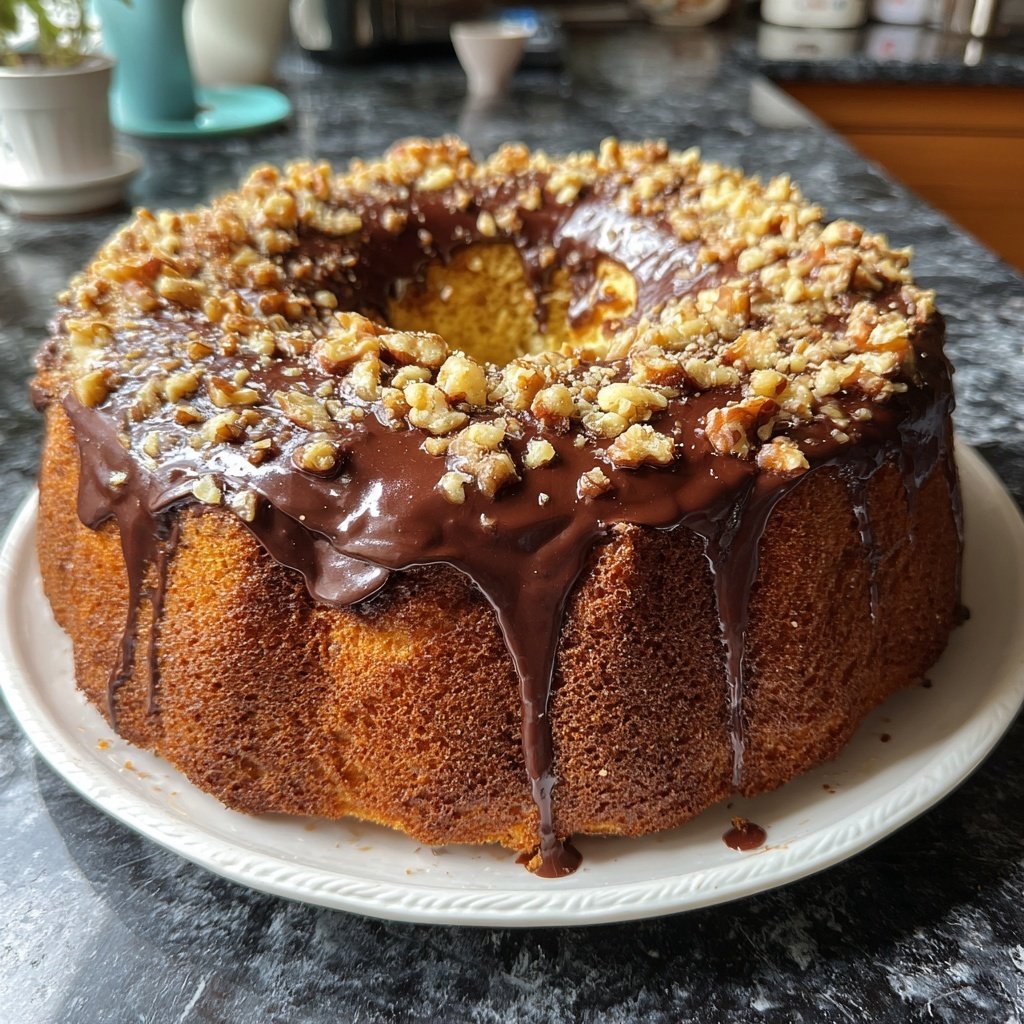 Karottenkuchen Mit Zartbitter Glasur