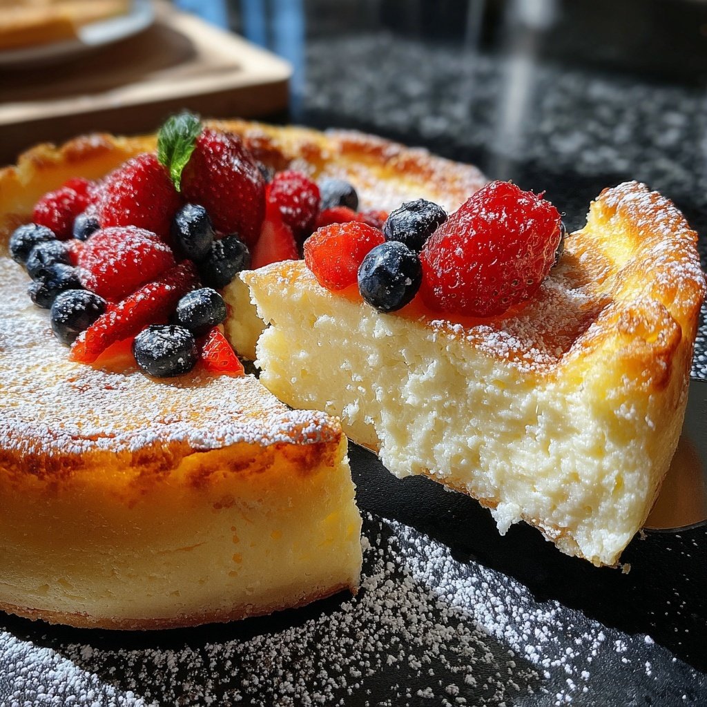 Käsekuchen klassisch gebacken
