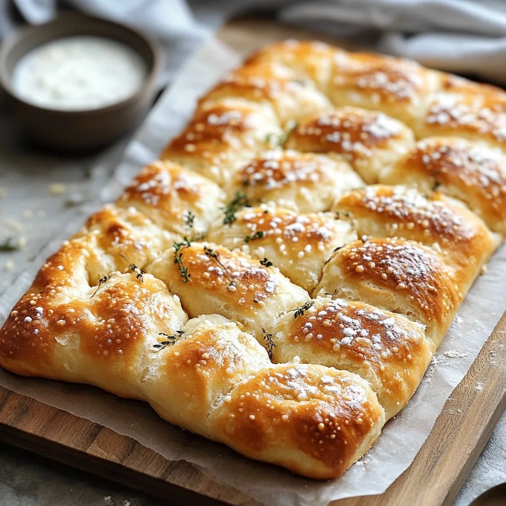 Hüttenkäse‑Fladenbrot