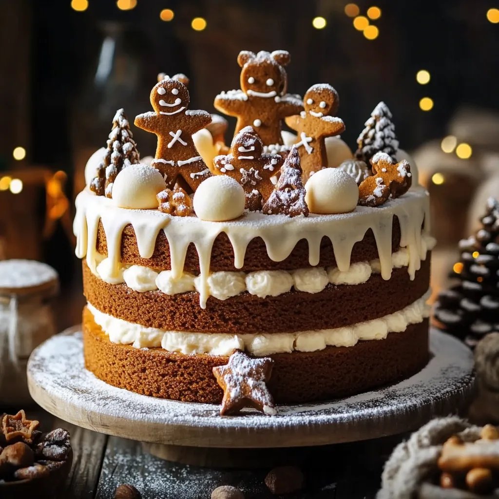 Gingerbread Layer Cake