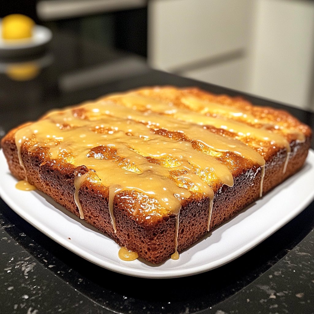 Saftiger Zitronenkuchen vom Blech