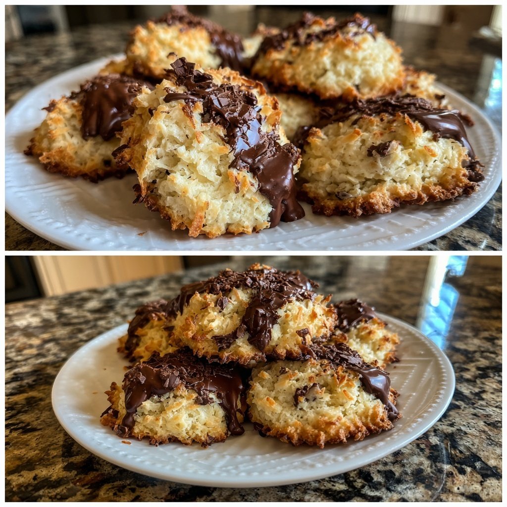 Cookies mit Kokos und Schokolade