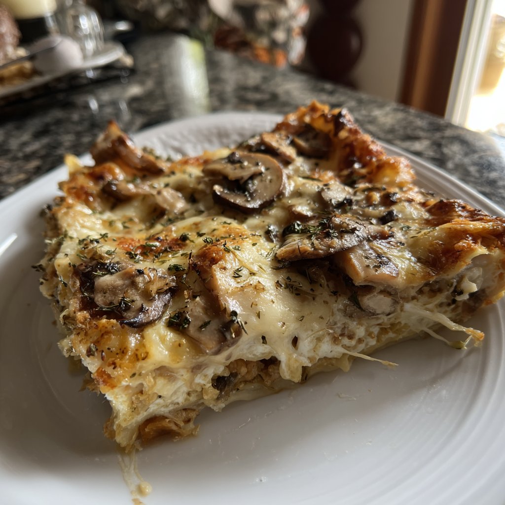 Lasagne mit Pilzen