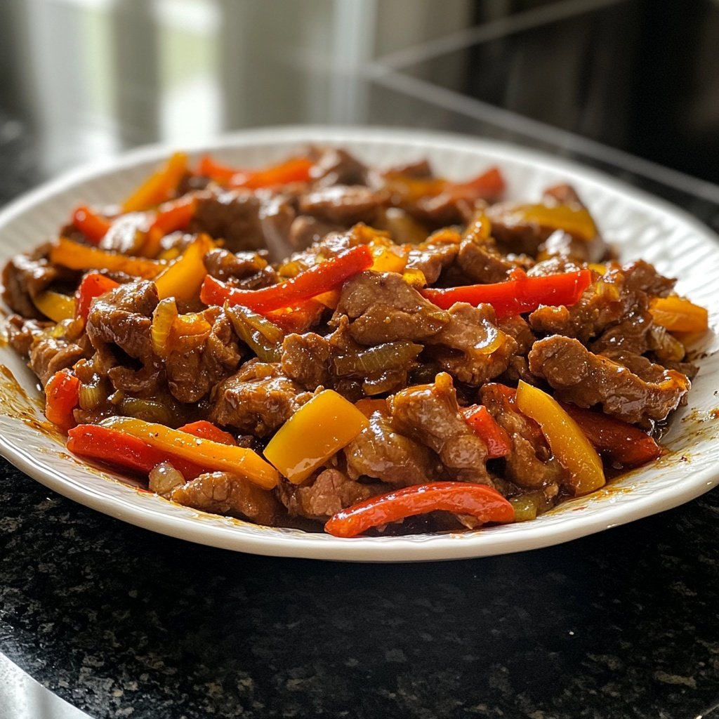 Hackfleisch Pfanne asiatisch