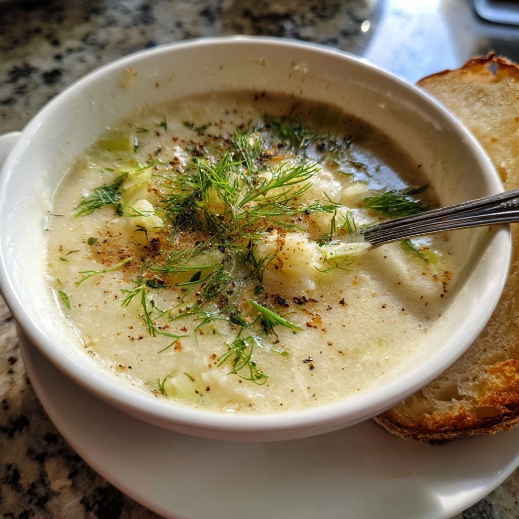 Blumenkohlsuppe mit Fenchel