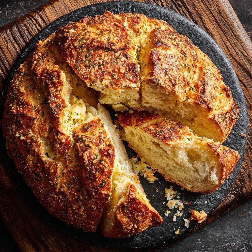 Zupfbrot Mit Knoblauchbutter