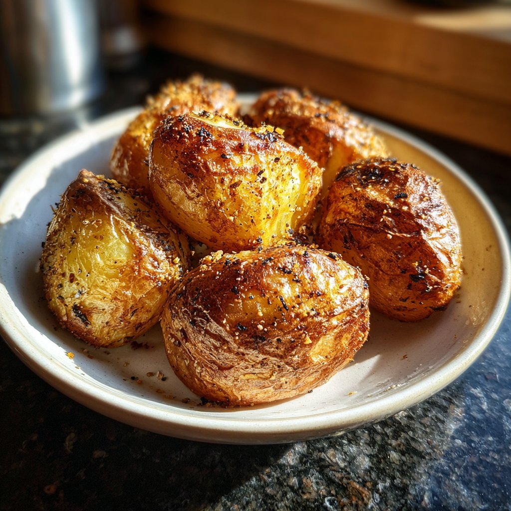 Ofenkartoffeln mit Zitronenschale