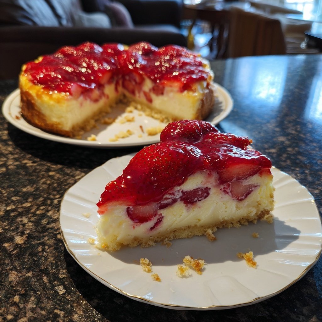 Erdbeer Pudding Kuchen Vom Blech