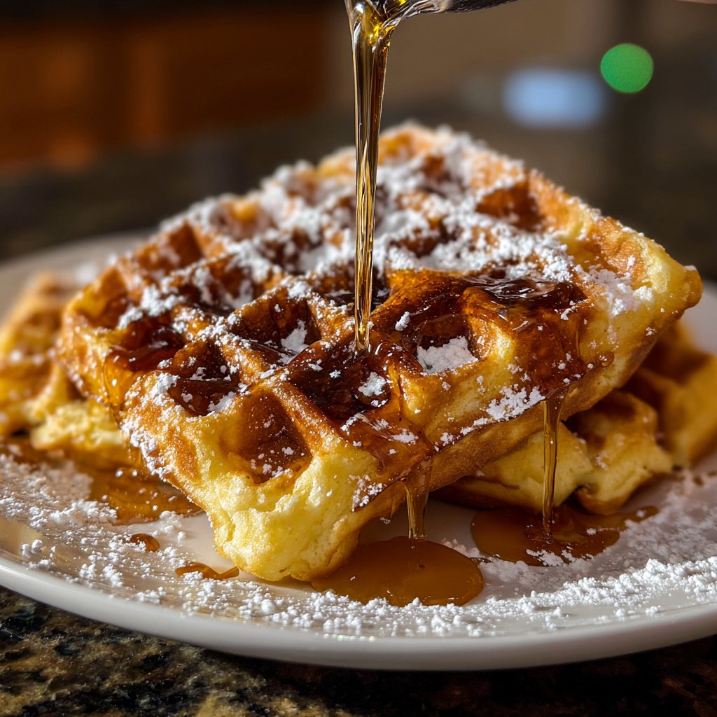 Waffeln für die Familie