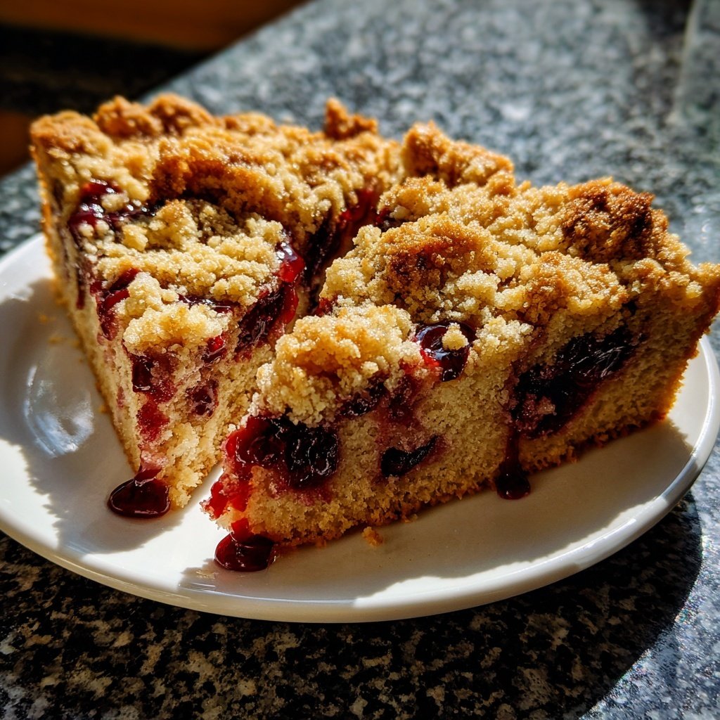 Streuselkuchen Mit Kirschen