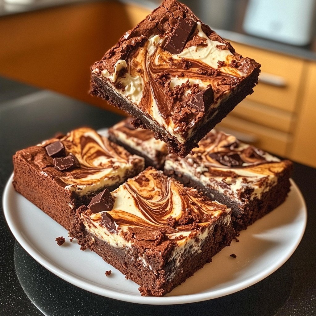 Frischkäse-Brownies